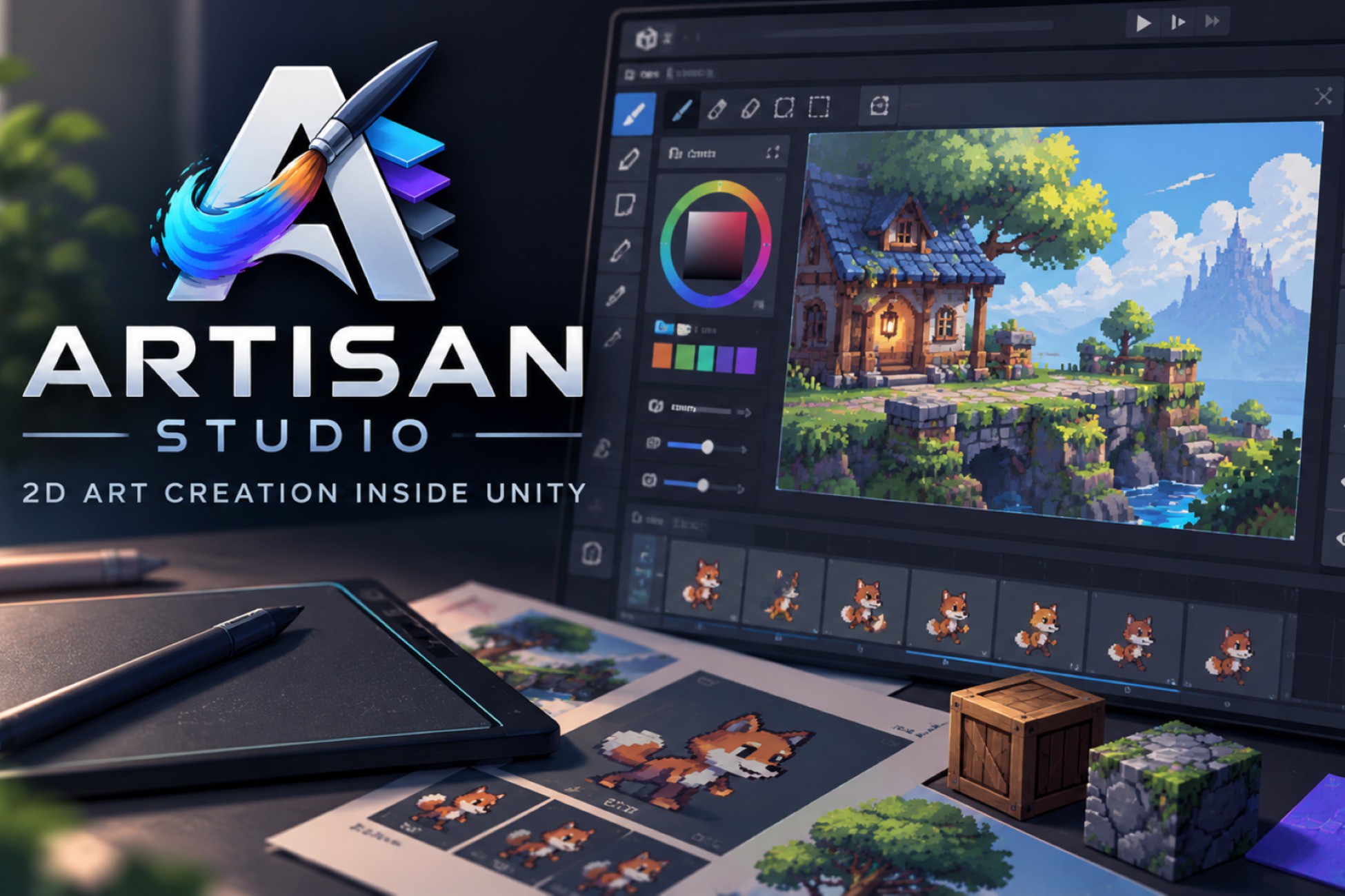Artisan Studio — 2D Art & Sprite Editor