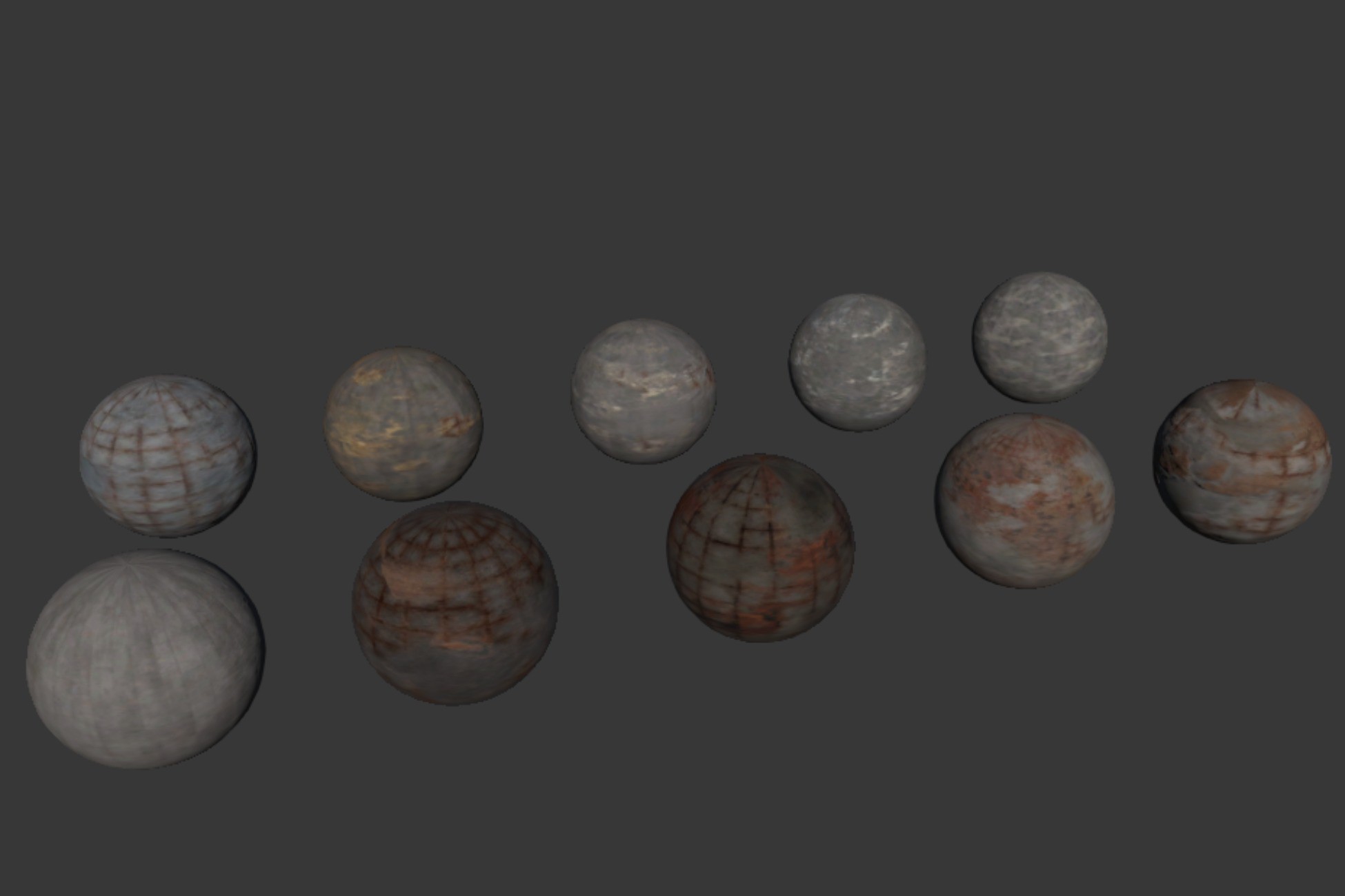 Rust Grid Concrete Materials | 2D 콘크리트 | Unity Asset Store