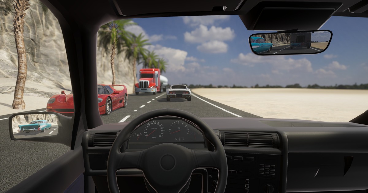 Unity Car Rendering Car interior 36 | 3D Land | Unity Asset Store