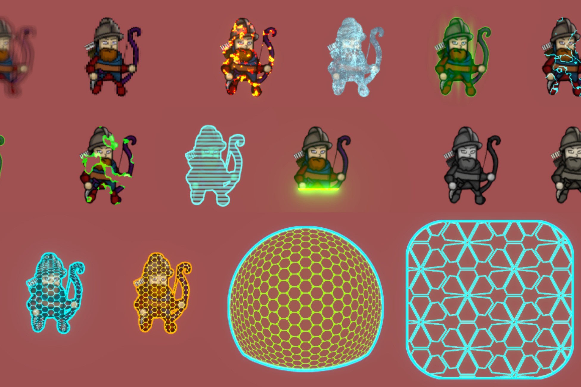 2D Shaders And Effects Pack | 2D Textures & Materials | Unity Asset Store