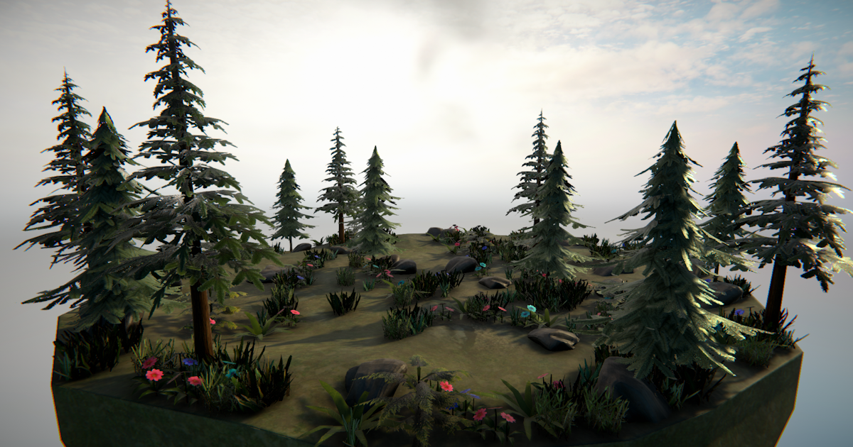 Realistic Woodlands Nature Area 2 Asset Package | 3D Landscapes | Unity ...