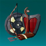 Low Poly Style Weapons & Shields