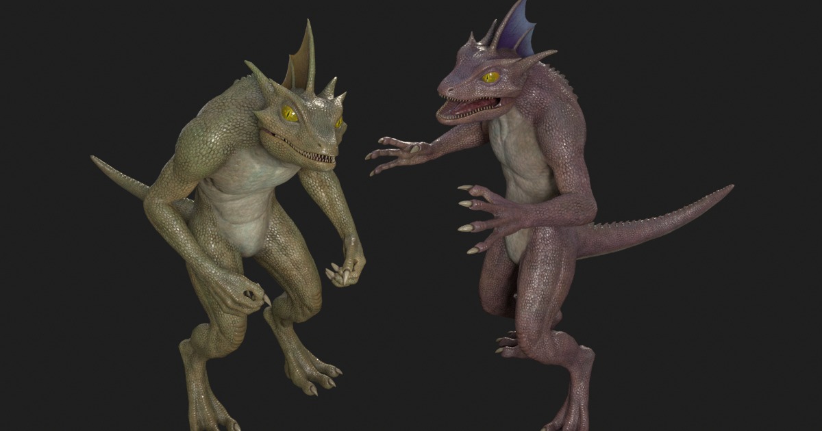 Lizard monster3 | 3D Creatures | Unity Asset Store
