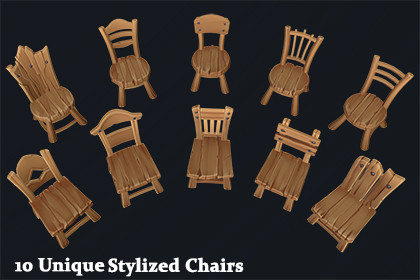 10 Stylized Chairs