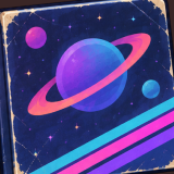 Retro Sci-Fi Space Technology Electronics Equipment Icons Pack