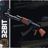 32-bit Retro Weapon and Firearm Set