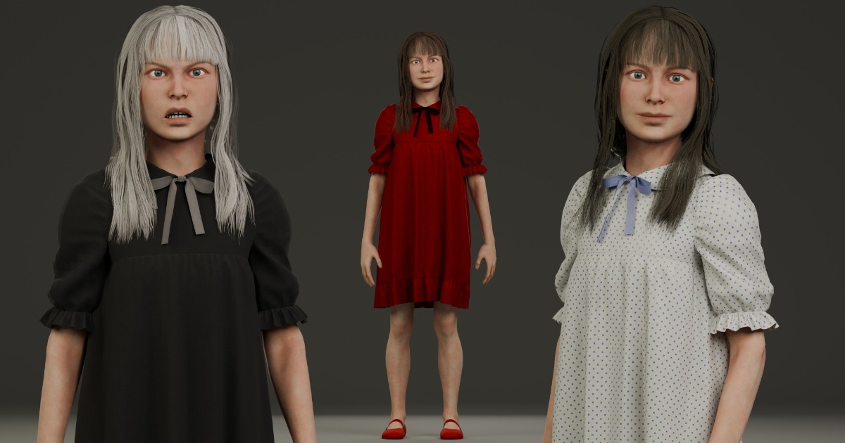 Teenage Girl | Characters | Unity Asset Store