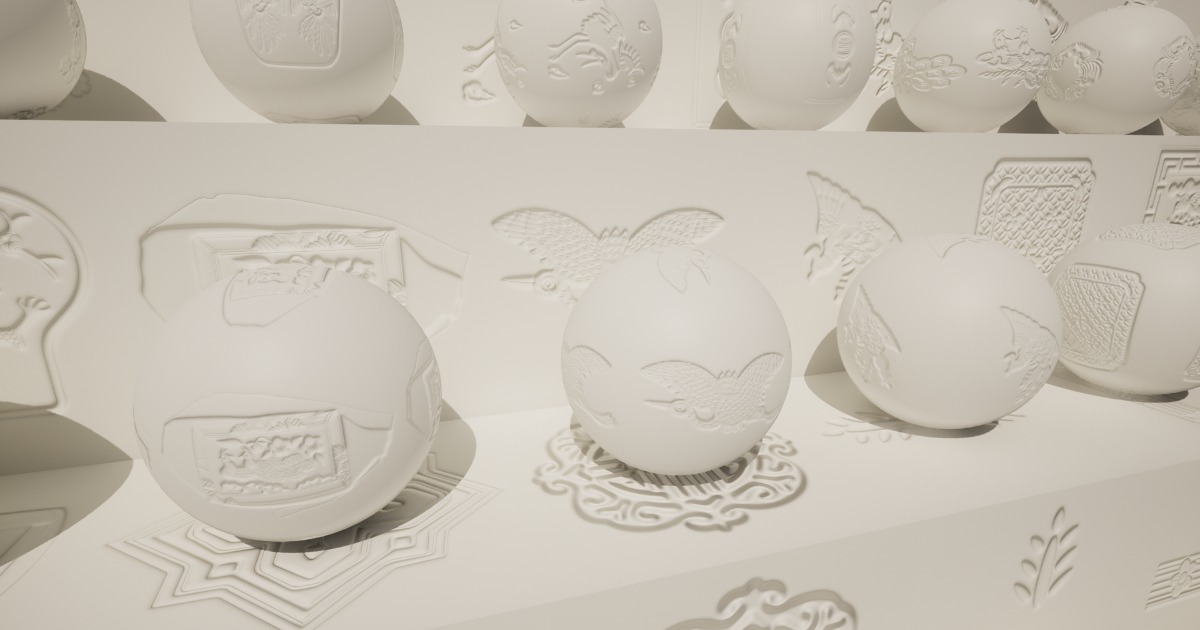 kcisa - Korean Traditional Pattern Normal | 2D Textures & Materials ...