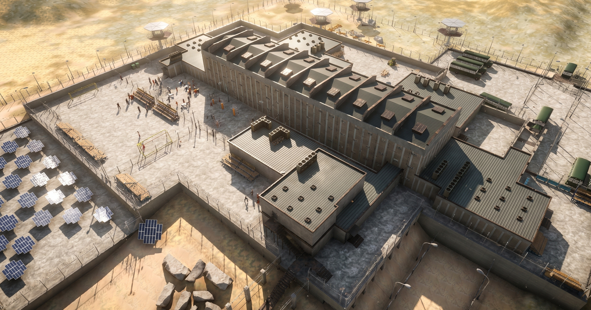 Prison - big building, characters and props | 3D Industrial | Unity ...