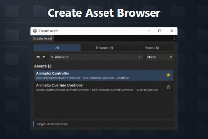 Create Asset Browser