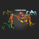 Stylized_Spider_4 7 Skin Variants Pack