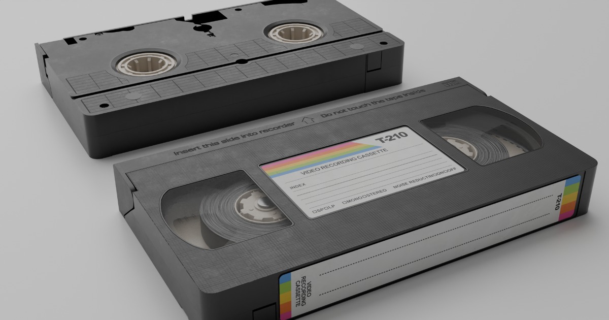 VHS HighPoly and LowPoly | 3D Electronics | Unity Asset Store