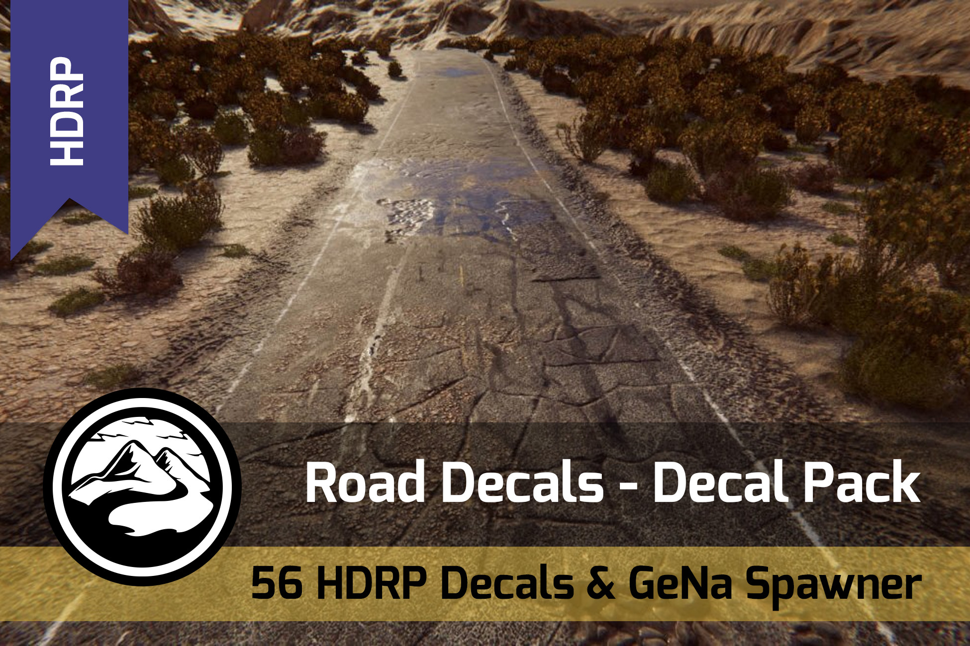 Road Decal Pack 01 2D 도로 Unity Asset Store