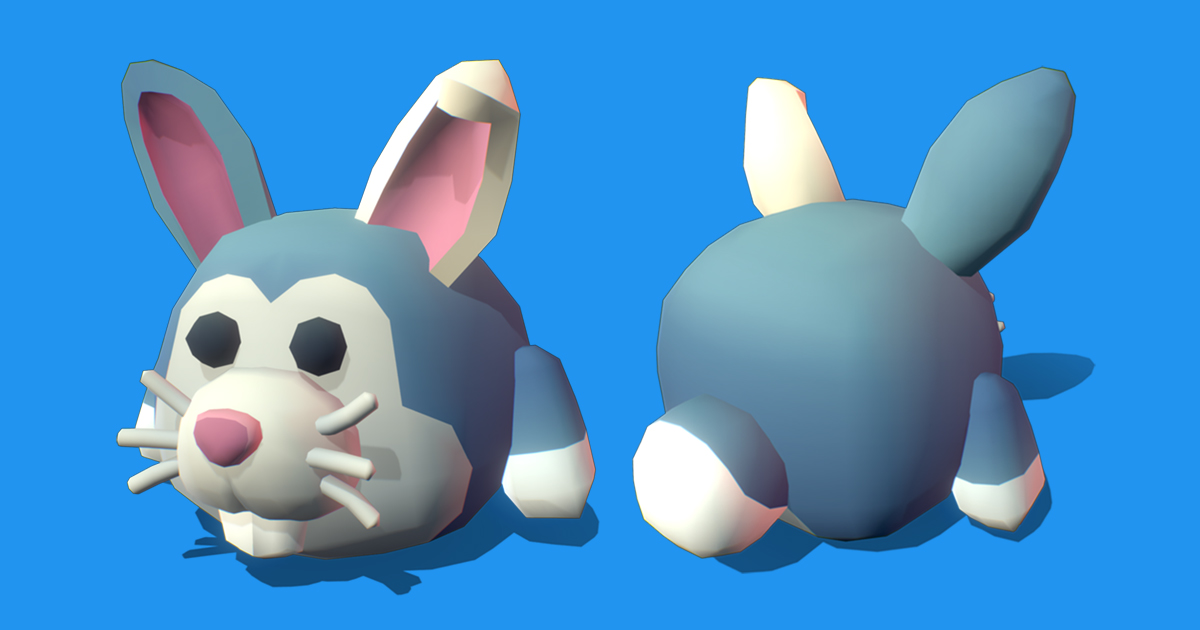 Cube World Rabbit Roger - Proto Series | 3D Animals | Unity Asset Store