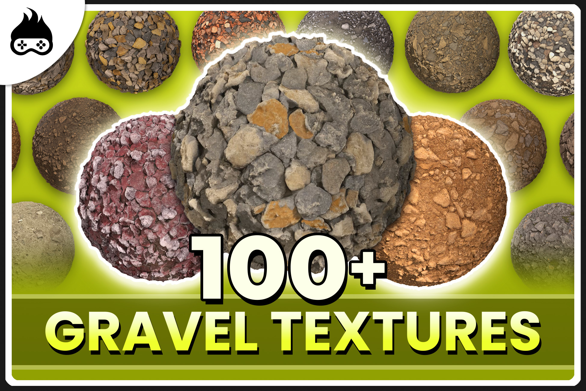 Sand Rocks 2d 100+ Realistic Gravel Textures | 2D Nature | Unity Asset Store