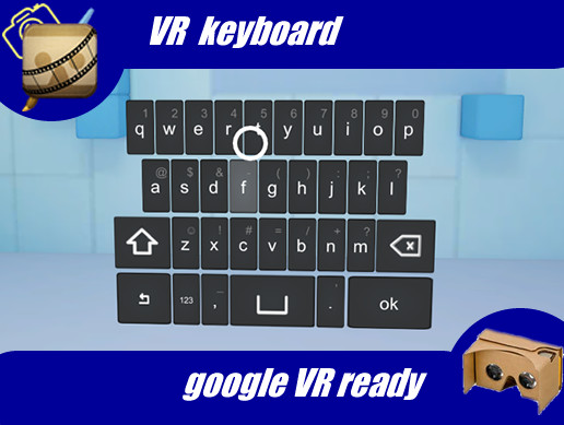 VR Keyboard Input Samsung Style for google VR cardboard | Input ...
