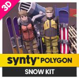 POLYGON Snow Kit - Low Poly 3D Art by Synty