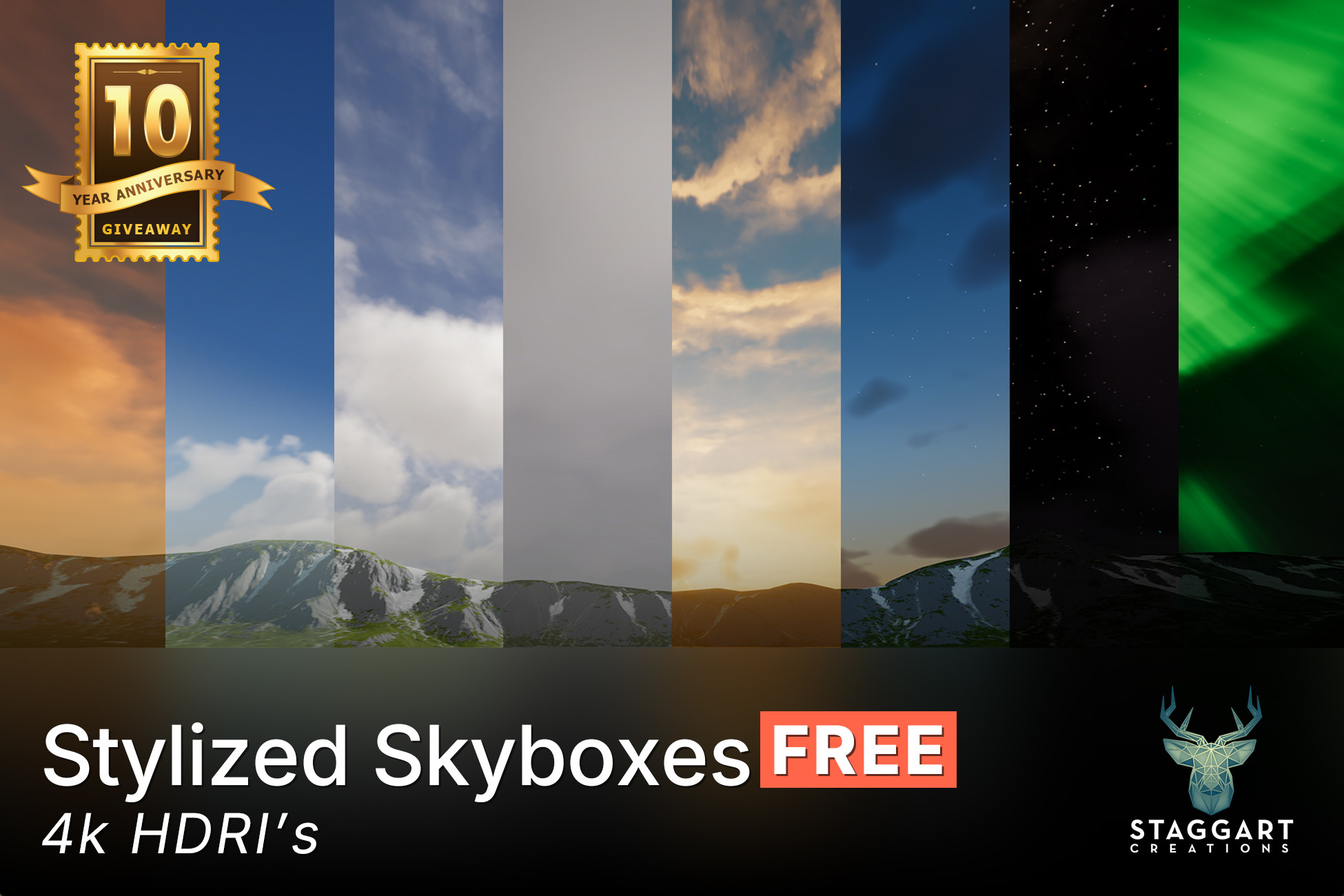 Stylized Skyboxes | FREE, image 1