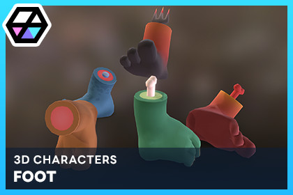 3D Characters - Foot