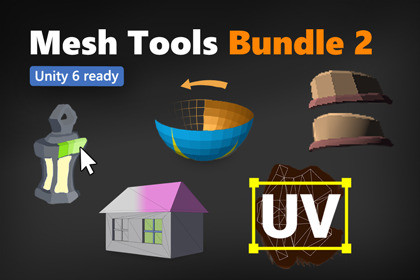 Mesh Tools Bundle 2 - Extract, Double, Paint, Smooth, UV