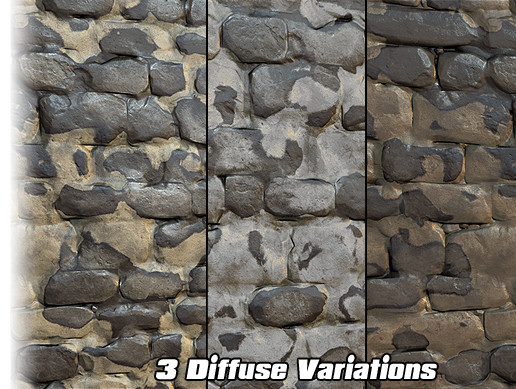 Stone Wall Painted 01 2d Tiles Unity Asset - Painted Stone Wall Stone Wall Painted 01 2d Tiles Unity Asset - Painted Stone Wall