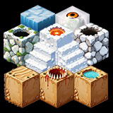 2D Isometric Modular Tileset – Desert & Frozen