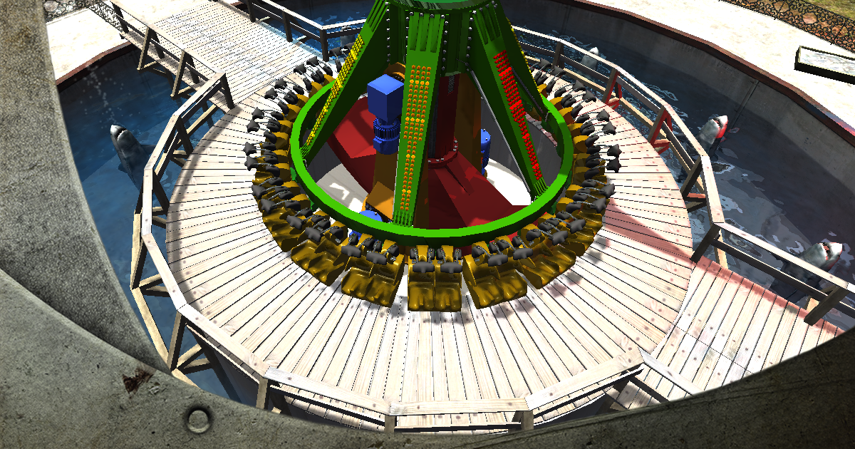 High Detail Fairground Ride 14 - ToppleTower | 3D Props | Unity Asset Store
