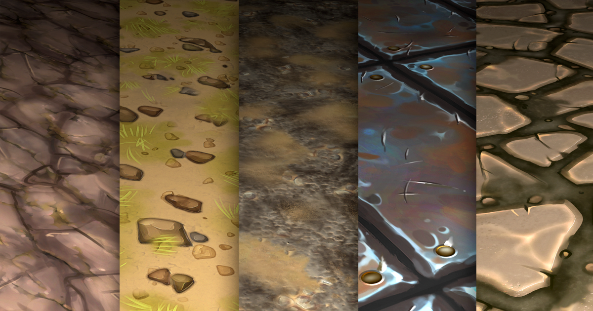 Ground Texture Vol.106 - Stylize Textures | 2D Floors | Unity Asset Store