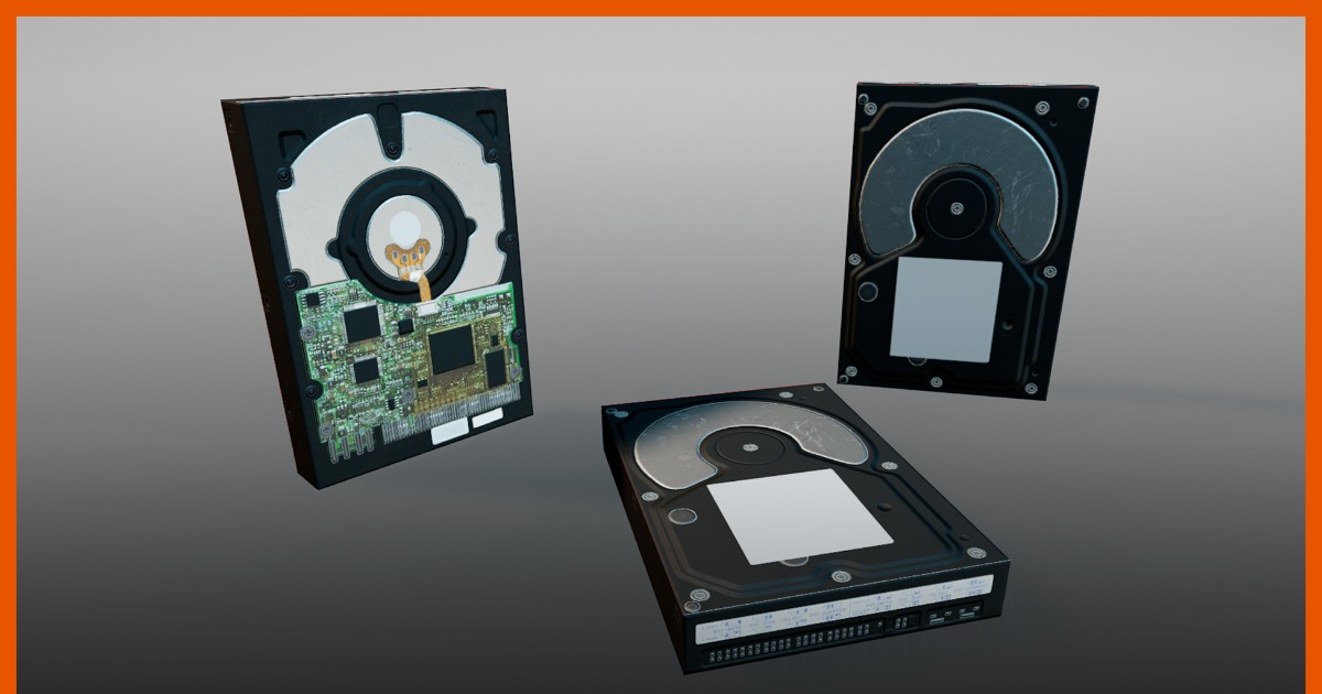 Unity Hard Drive Hard drive | 3D 전자제품 | Unity Asset Store