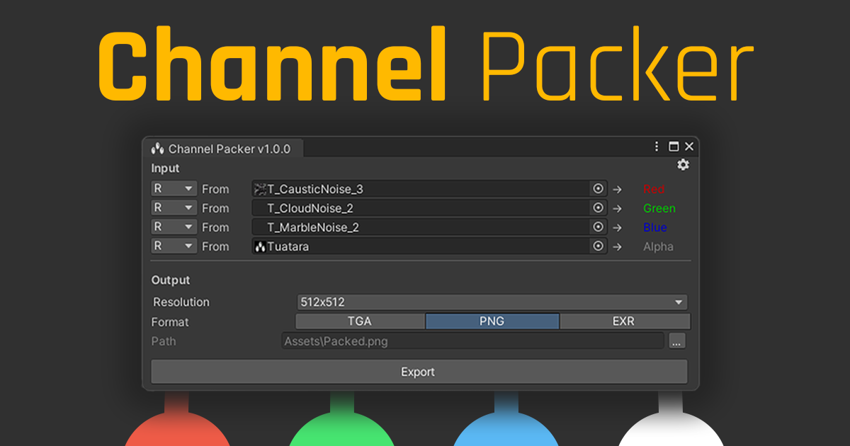VFX Toolbox: Channel Packer | Sprite Management | Unity Asset Store