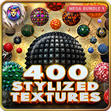 400+ Stylized Textures - Mega Texture Collection 9