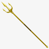 Medieval Trident 03 Gold URP HDRP Textures