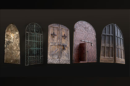 Five Old Doors