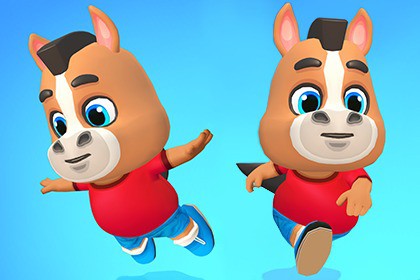 Horse Pony Mule Animated
