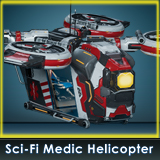 Sci-Fi Medic Helicopter