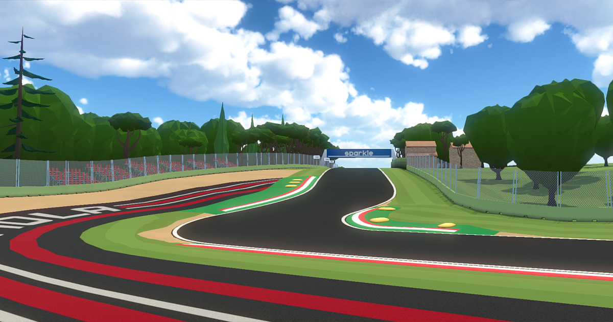 Cartoon Race Track Imola | 3D Roadways | Unity Asset Store