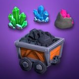 Low Poly Mining Collection - Mine Props + Gems & Ore