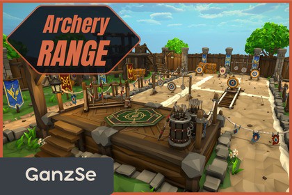 GanzSe Archery Range - Modular Low Poly Environment