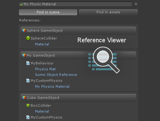 Reference Viewer | Utilities Tools | Unity Asset Store
