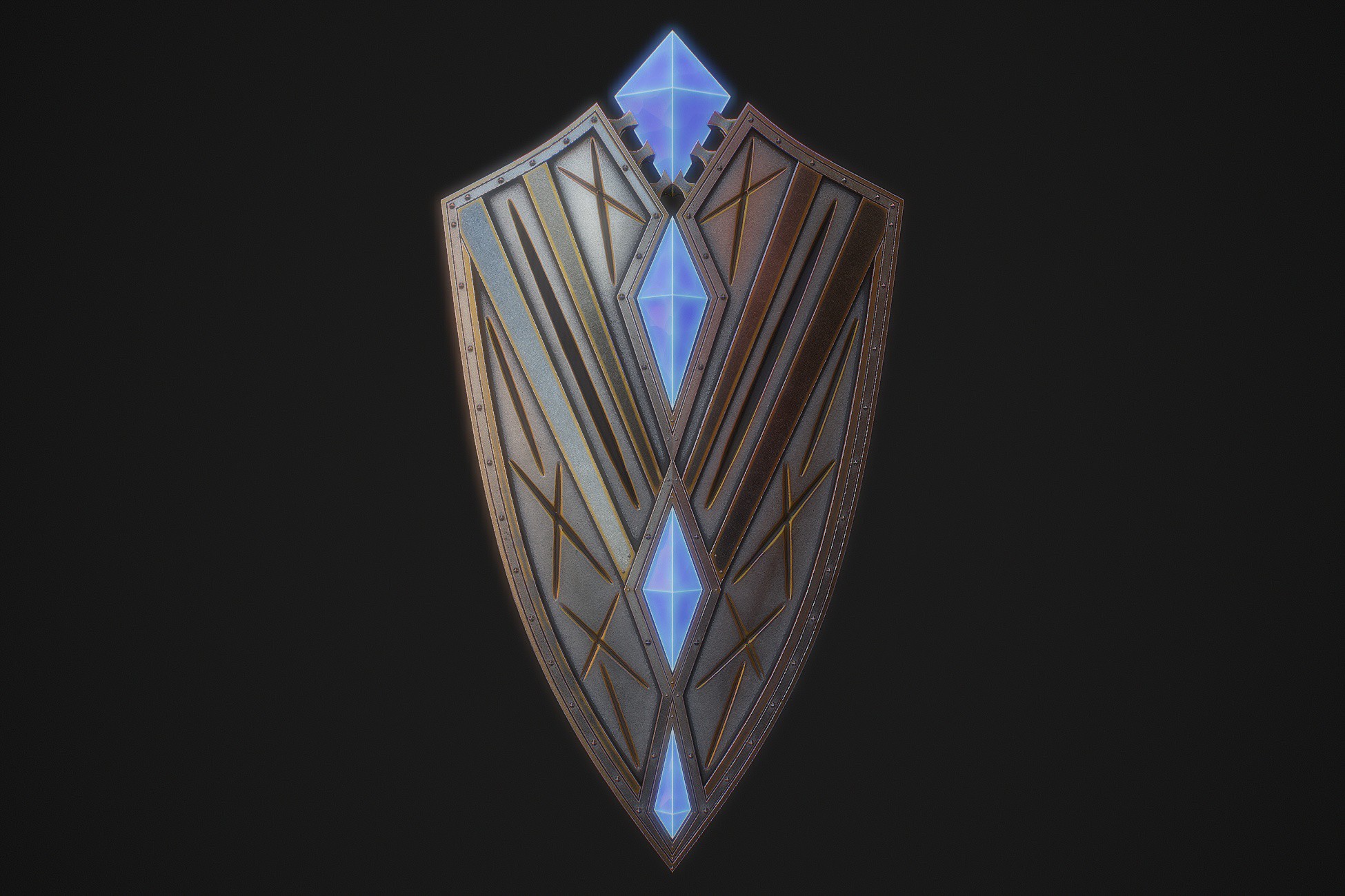 Fantasy shield 2 3d | 3D Weapons | Unity Asset Store