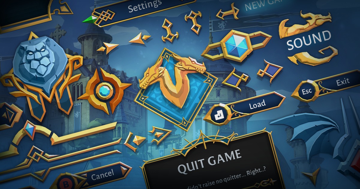 Fantasy Menus - Synty INTERFACE - GUI | 2D GUI | Unity Asset Store