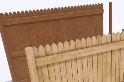 Wooden Fences Pack 1