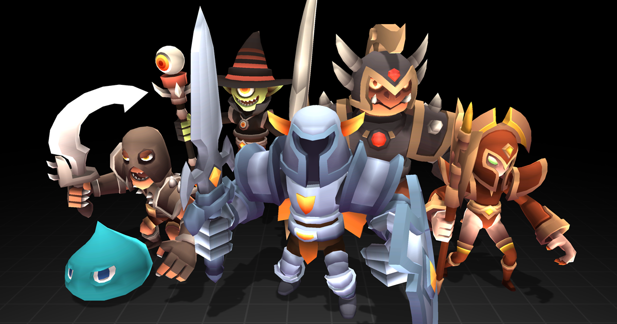 Minions Series - Monsterset 10 | 3D 생물 | Unity Asset Store