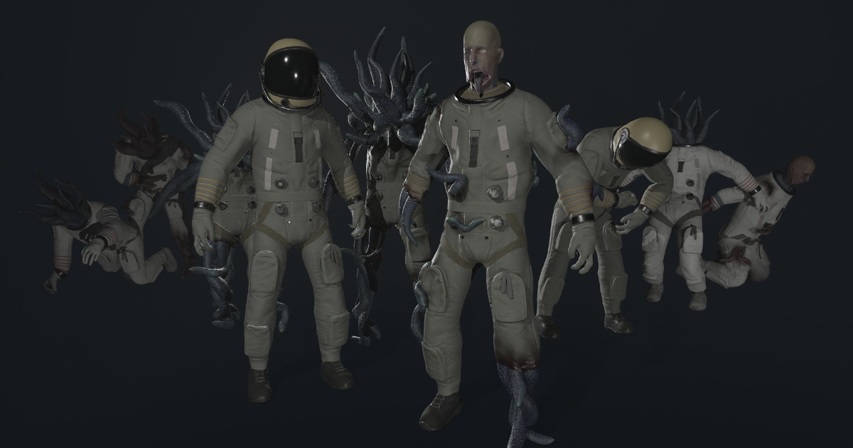 Unity Module Astronauts Modular_Infected_Astronaut | 캐릭터 | Unity Asset Store