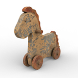 Rocking Metal Toy Horse
