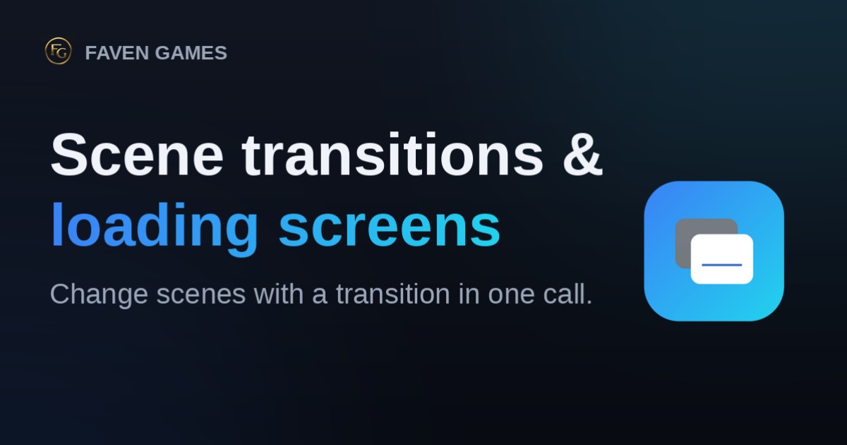 Scene Transitions & Loading Screens - Async Scene Loader (SceneShift ...