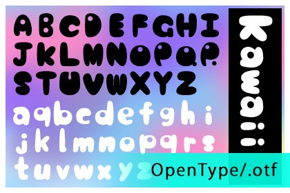 Kawaiiフォント_OpenType Ver.