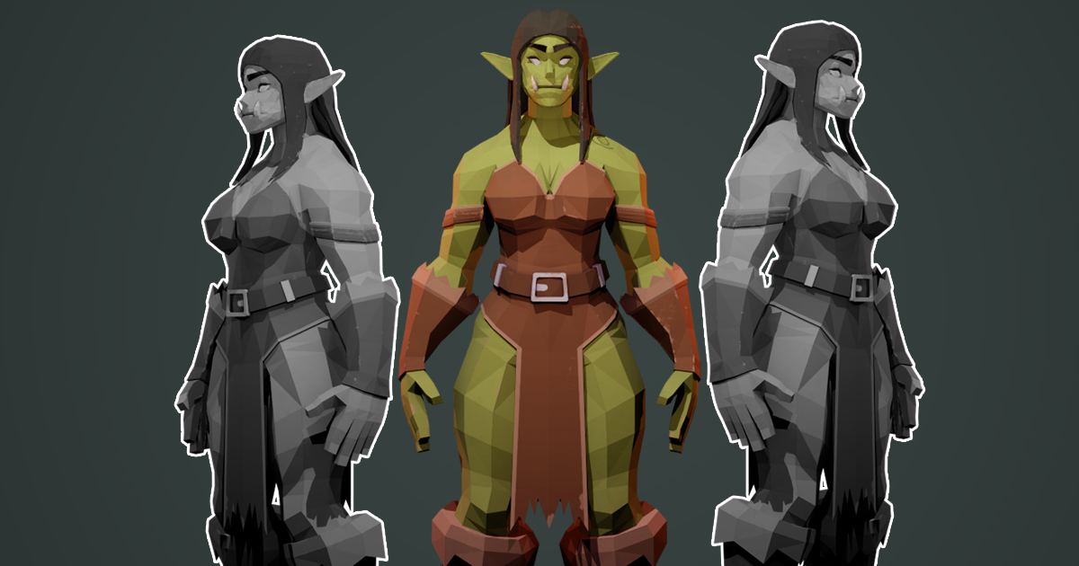 Low poly ORC character | Humanoid | Characters | Unity Asset Store