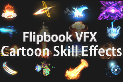 Game VFX - Flipbook Cartoon Skill