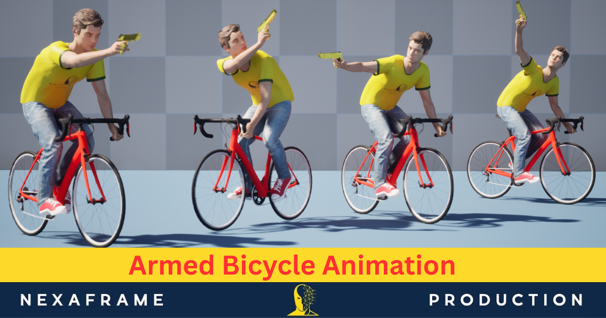 Armed Bicycle Animation